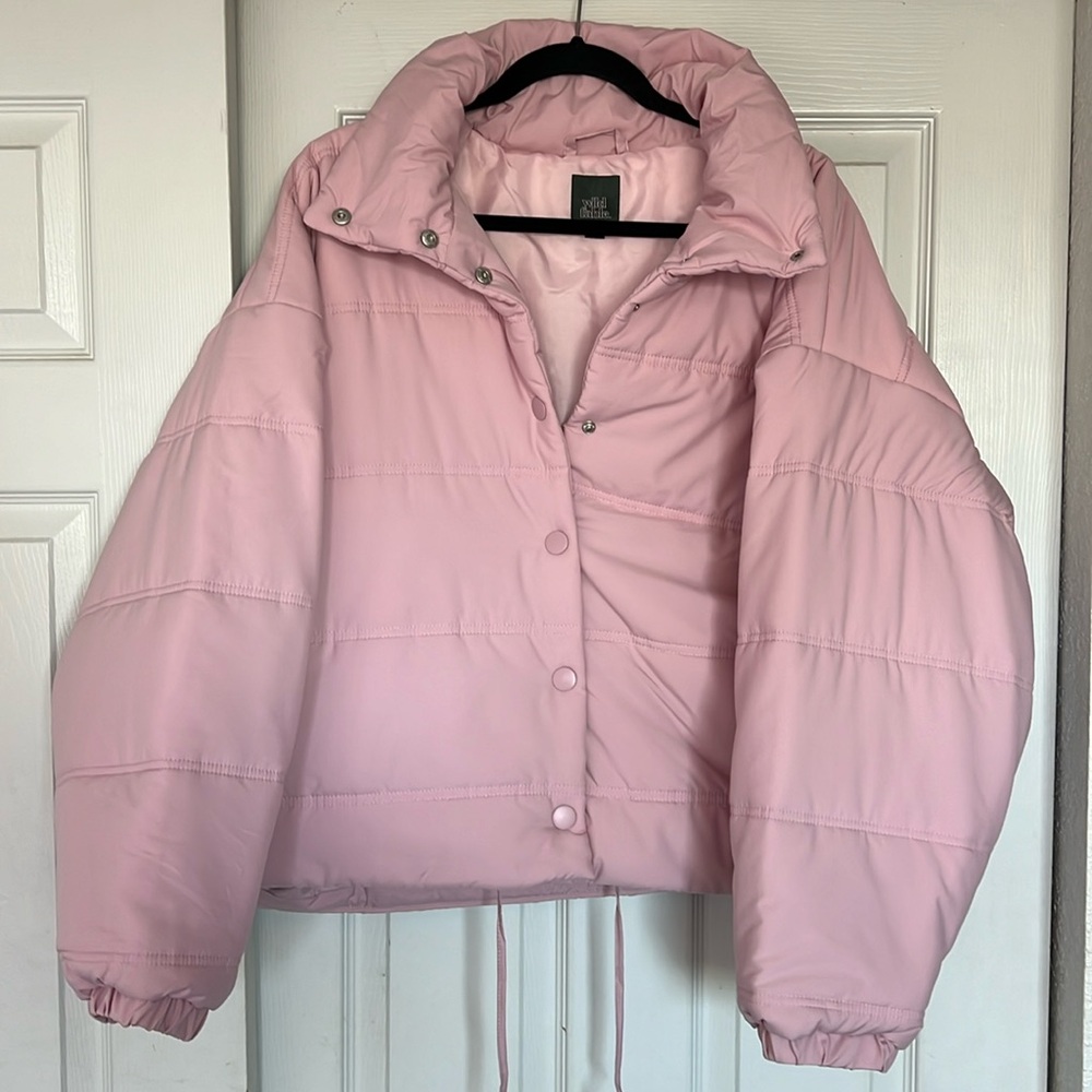 Wild Fable Pink Puffy Jacket